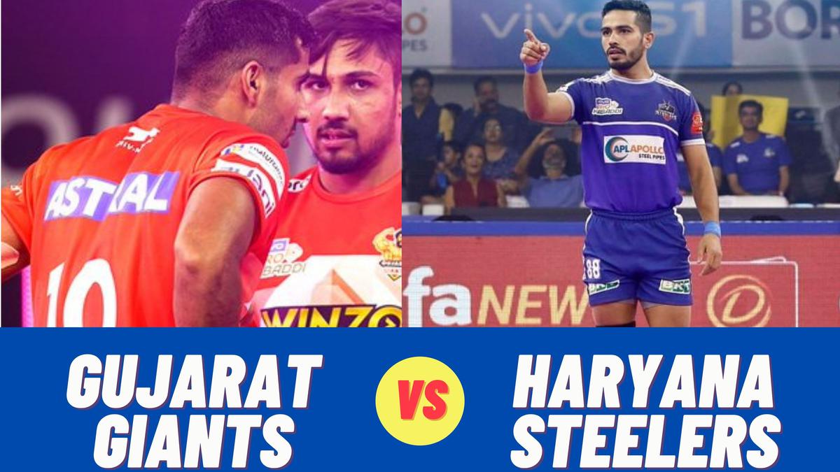 Pro Kabaddi League Haryana Steelers Gujarat Giants Dream11 