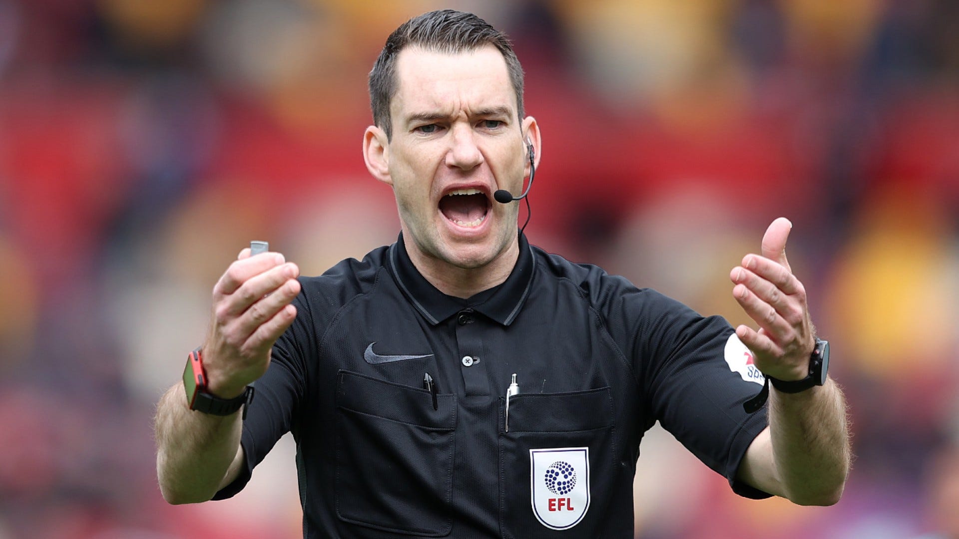 Premier League Manchester United F.C. Crystal Palace F.C. referee Jarred Gillett 