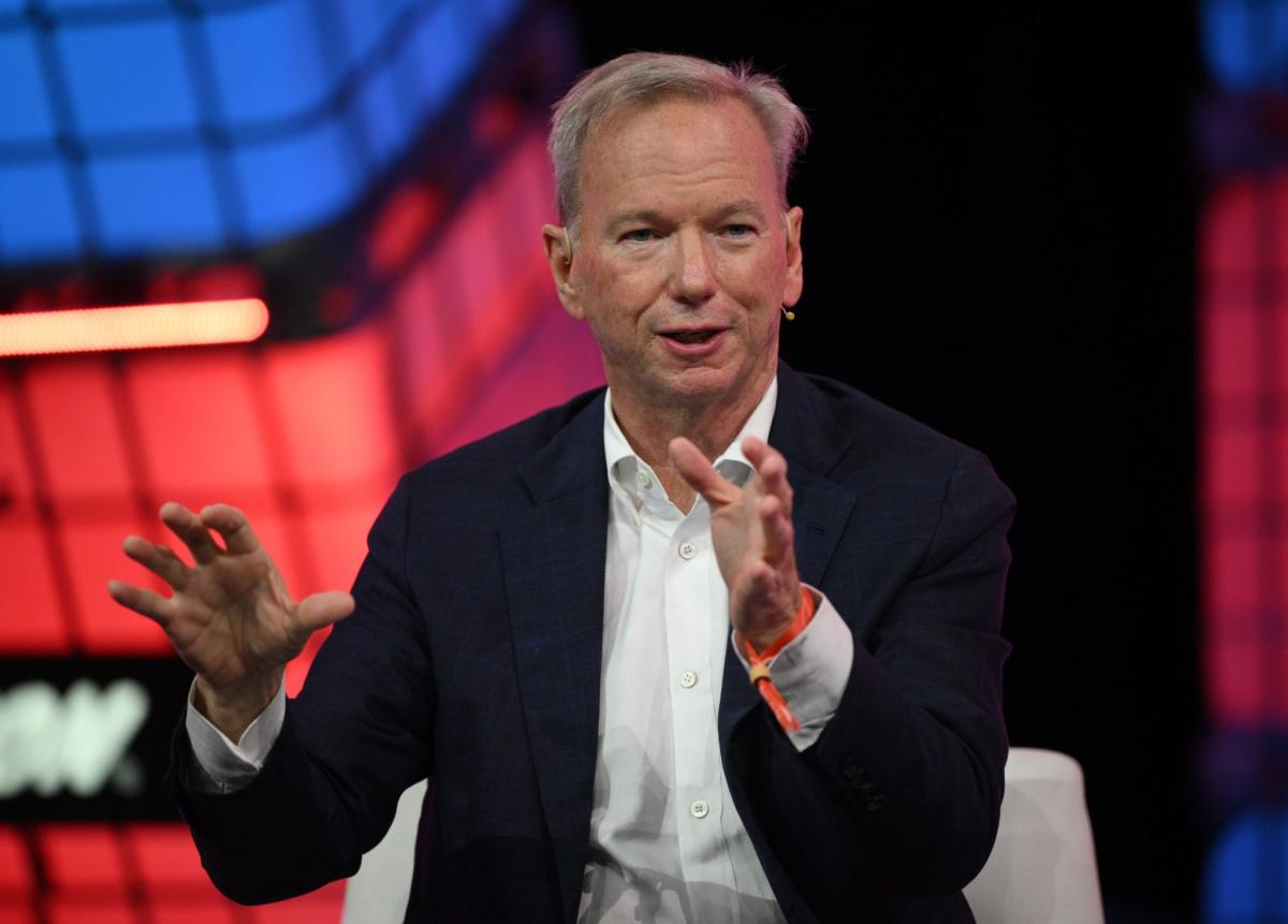 Eric Schmidt Google Remote work OpenAI Chief Executive Officer Artificial intelligence arms race 