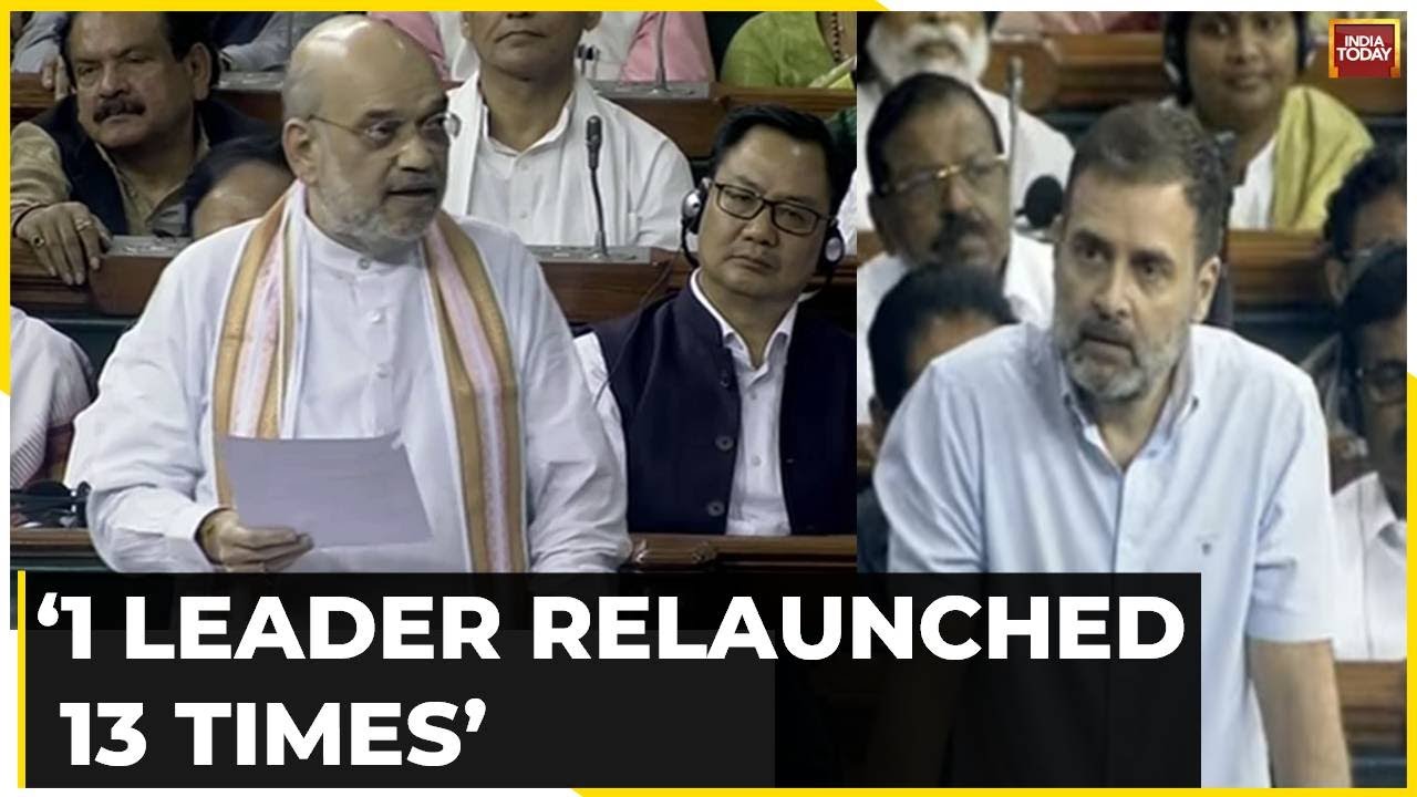 Amit Shah In Rajya Sabha  