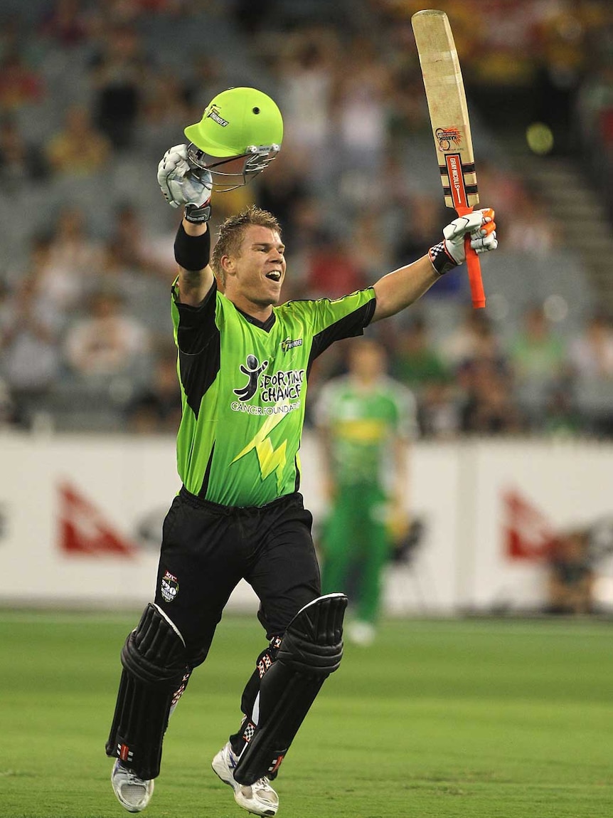 David Warner Cricket Sydney Thunder Big Bash League Captain (cricket) Australian Men’s Cricket Team 