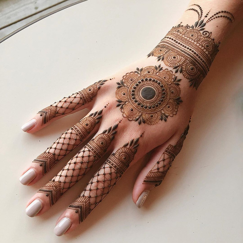 Karwa Chauth Mehndi Bangle 