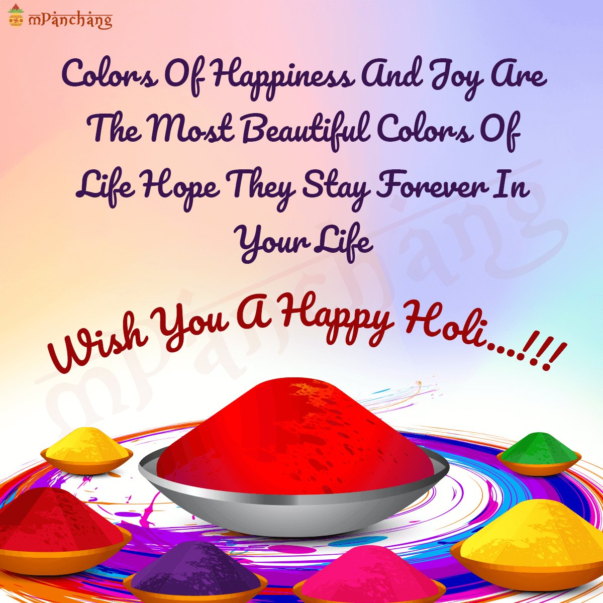 Holi Wishes in Hindi 