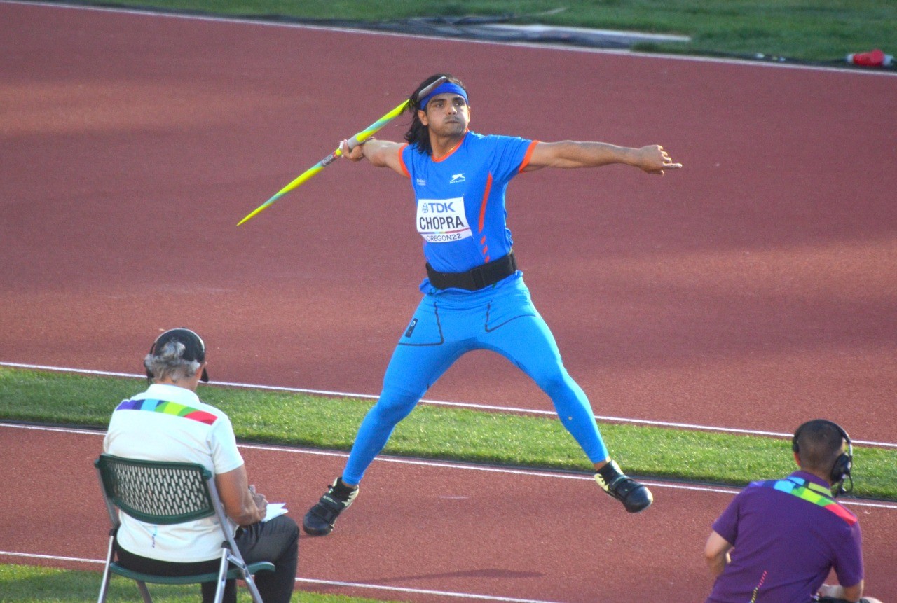 Neeraj Chopra Javelin throw Athletics Summer Olympic Games India 