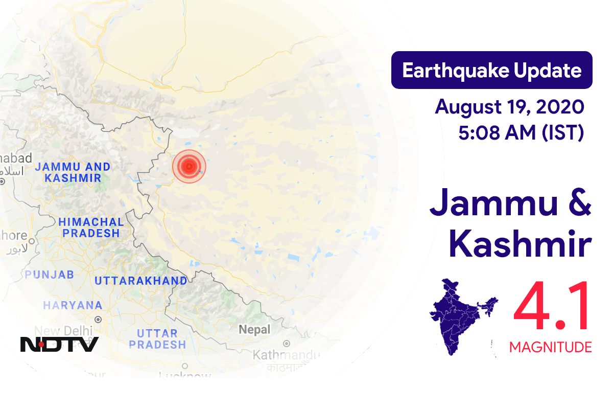 Earthquake Baramulla Jammu & Kashmir Richter scale National Centre for Seismology 