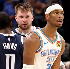 Dallas Mavericks P.J. Washington Maxi Kleber Oklahoma City Thunder NBA 