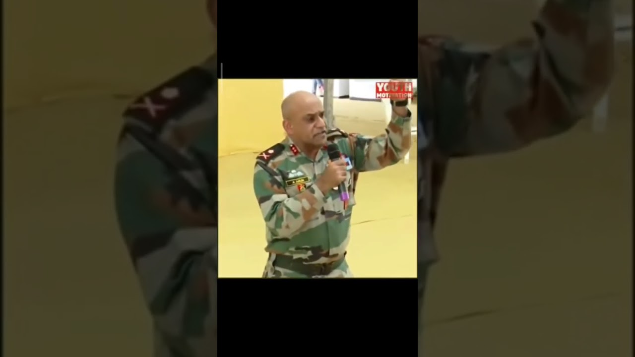 Indian Army Major general Pull-up Viral video 