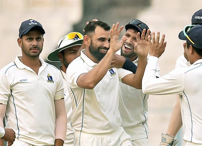 Ranji Trophy Mohammed Shami Australian Men’s Cricket Team Bengal cricket team Border–Gavaskar Trophy 