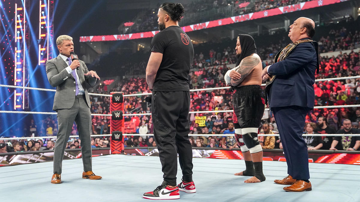 Jey Uso Jimmy Uso WrestleMania The Usos Roman Reigns WWE Monday Night RAW 