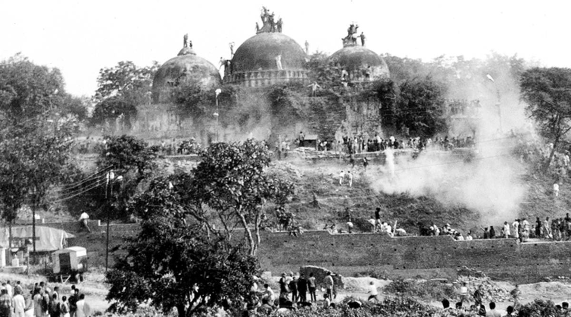 Demolition of the Babri Masjid Ayodhya December 6 India 