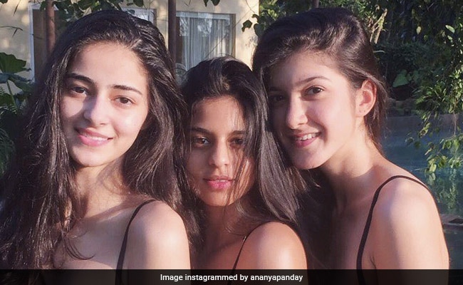 Suhana Khan Shanaya Kapoor Navya Naveli Nanda Shah Rukh Khan Mumbai Gauri Khan 