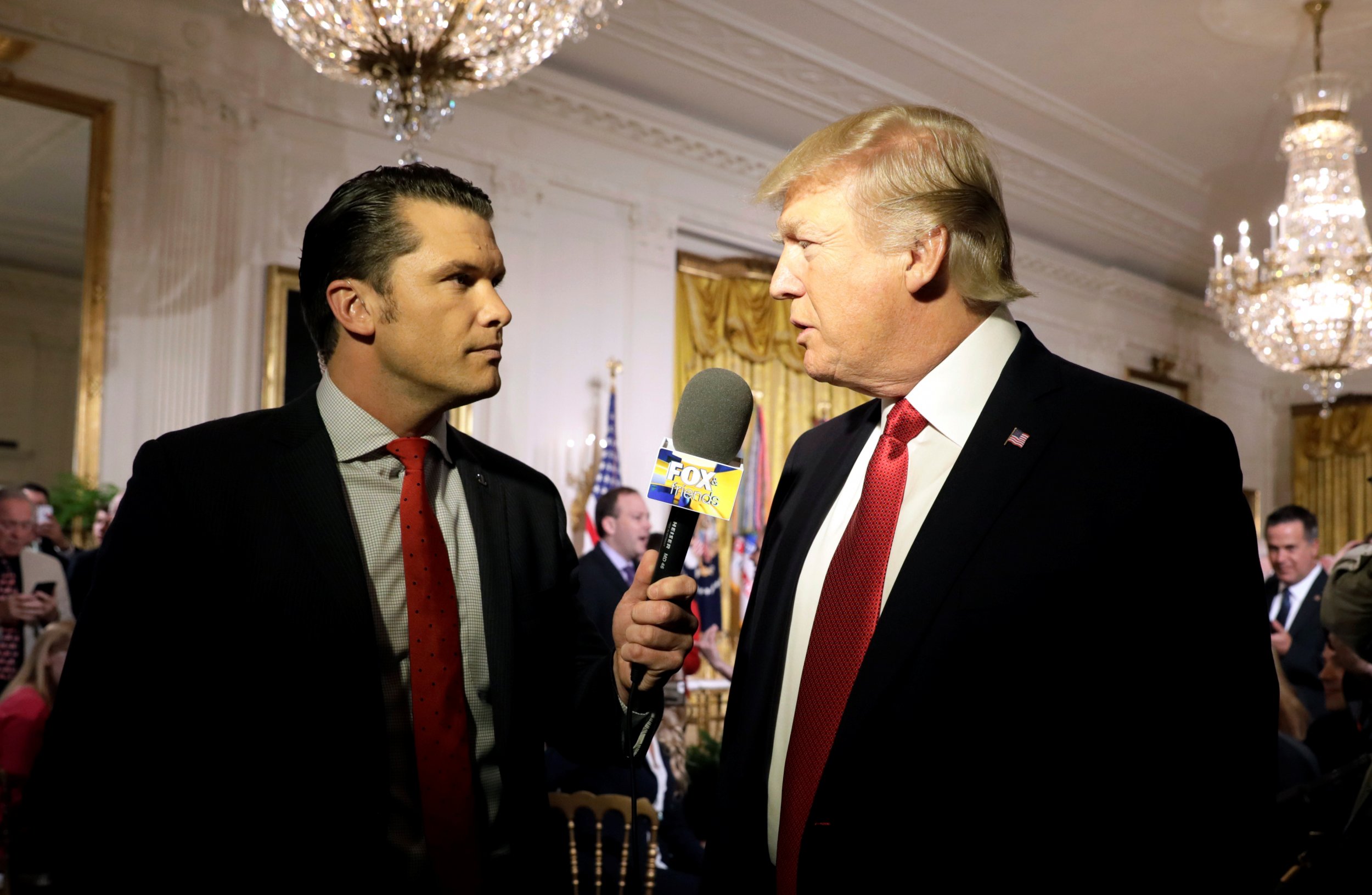 Pete Hegseth Donald Trump United States Secretary of Defense Fox News Fox & Friends 