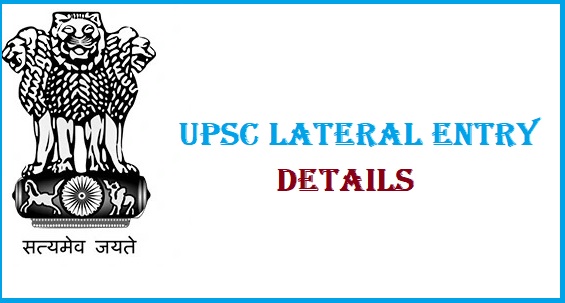 Lateral entry in UPSC 