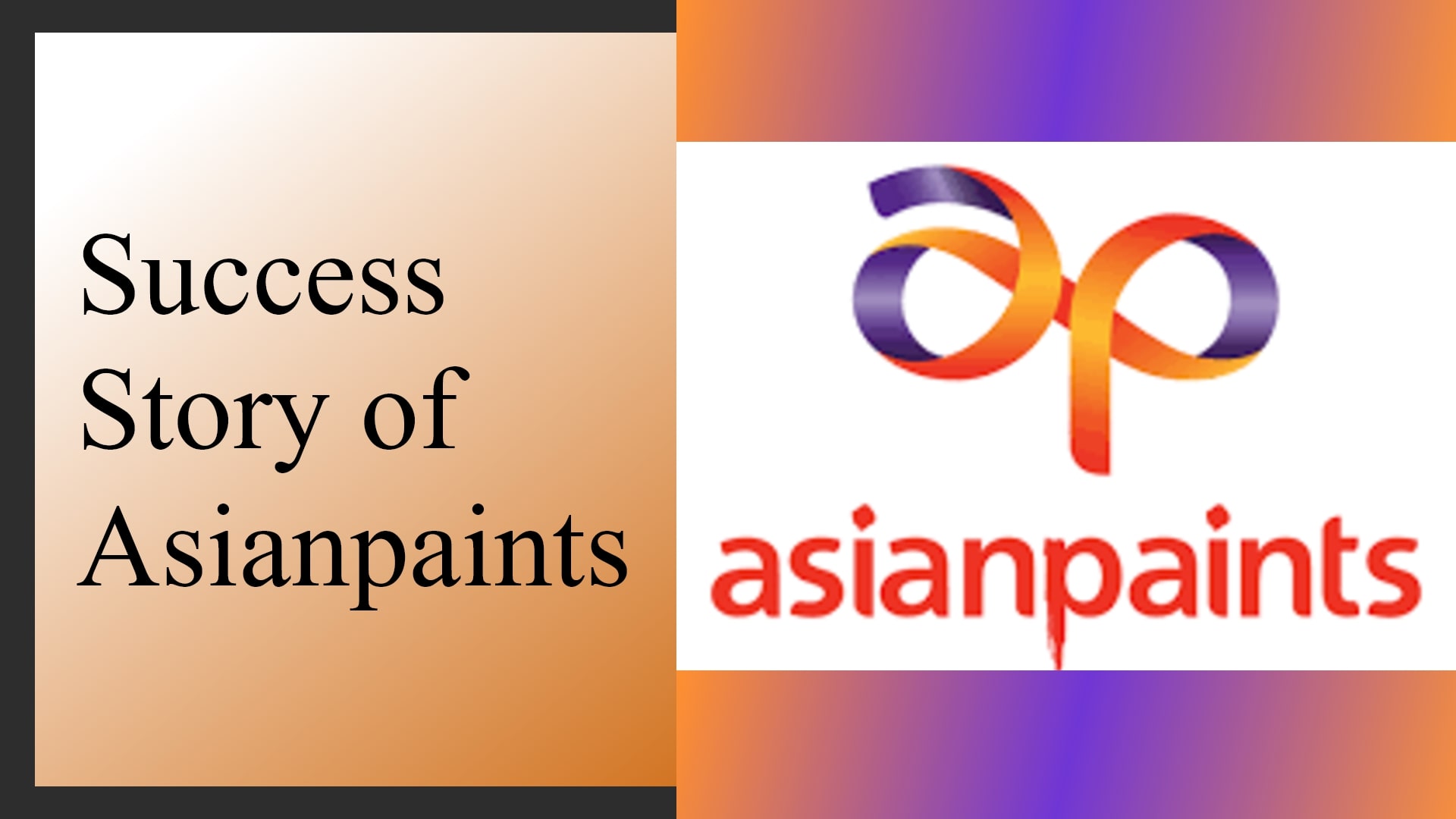 Asian Paints Stock market Share price 