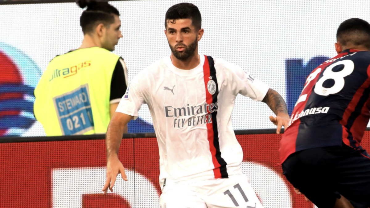 Cagliari Calcio AC Milan Serie A Christian Pulisic 