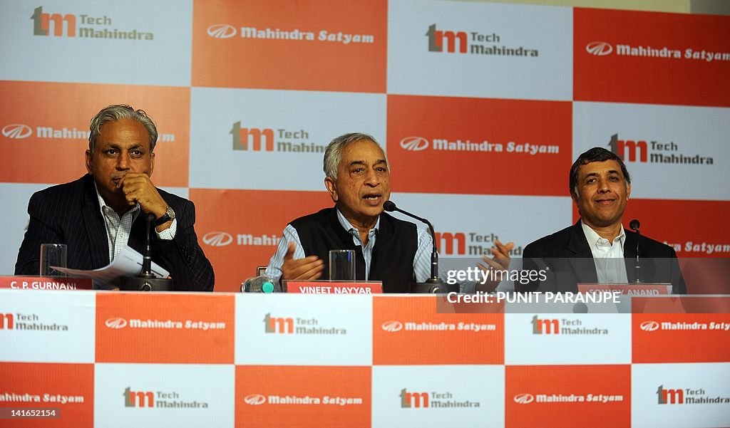 Vineet Nayyar Tech Mahindra Anand Mahindra Mahindra Group Executive Vice Chairman Mahindra Satyam C. P. Gurnani 