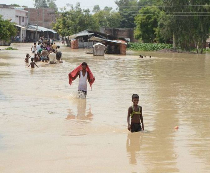 Sarda River Lakhimpur Lakhimpur Kheri Ghaghara River Uttar Pradesh Flood 