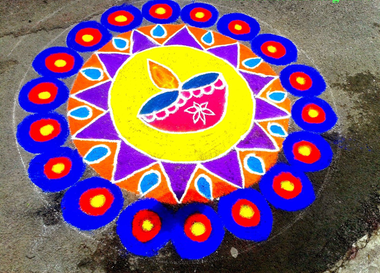 Rangoli Diwali Competition School 