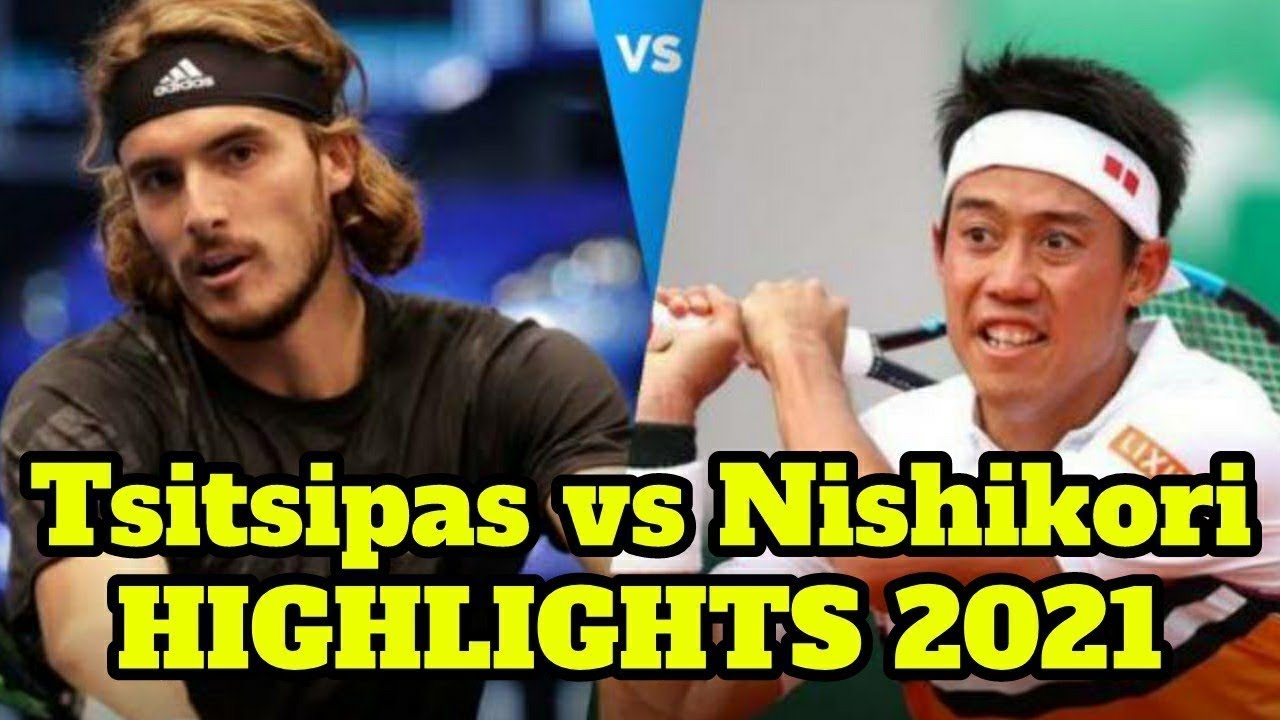 Kei Nishikori Stefanos Tsitsipas Shanghai Masters Tennis 