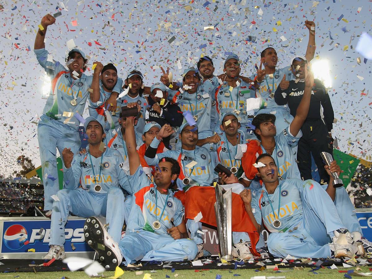 Champions At Delhi Airport 
