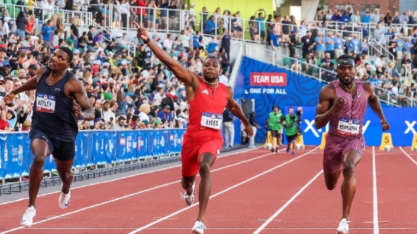 Noah Lyles 200 metres Summer Olympic Games Olympic Games Paris 2024 Athletics Track and field Sprint 