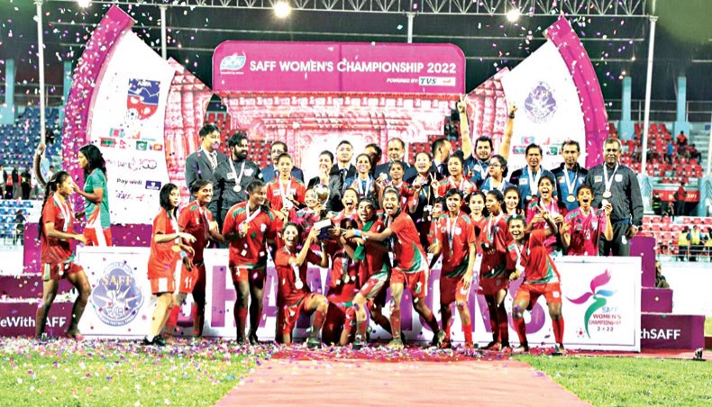 SAFF Womens Championship Bangladesh South Asian Football Federation Nepal Bangladesh womens national football team 