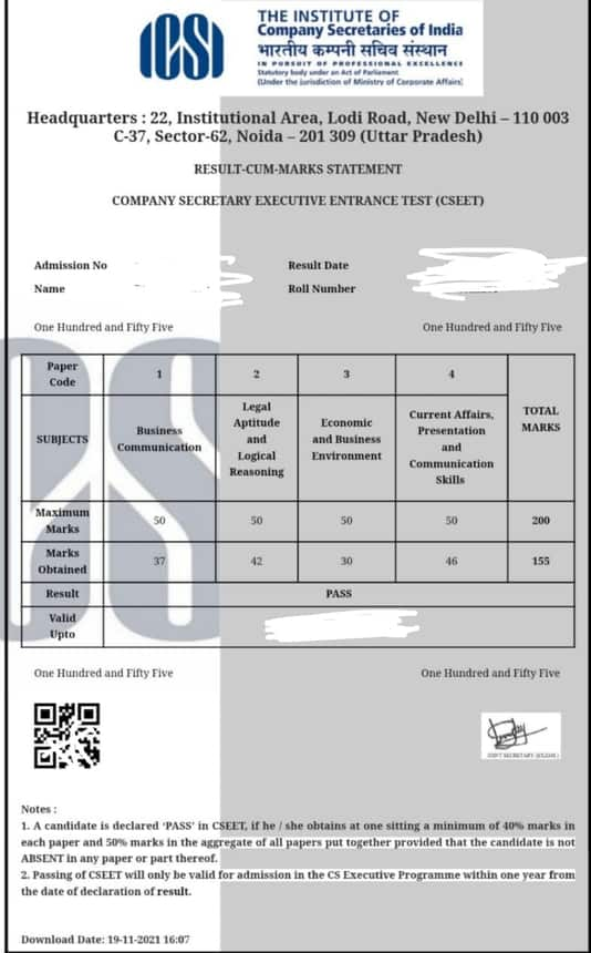 Institute of Company Secretaries of India Company secretary 2024 