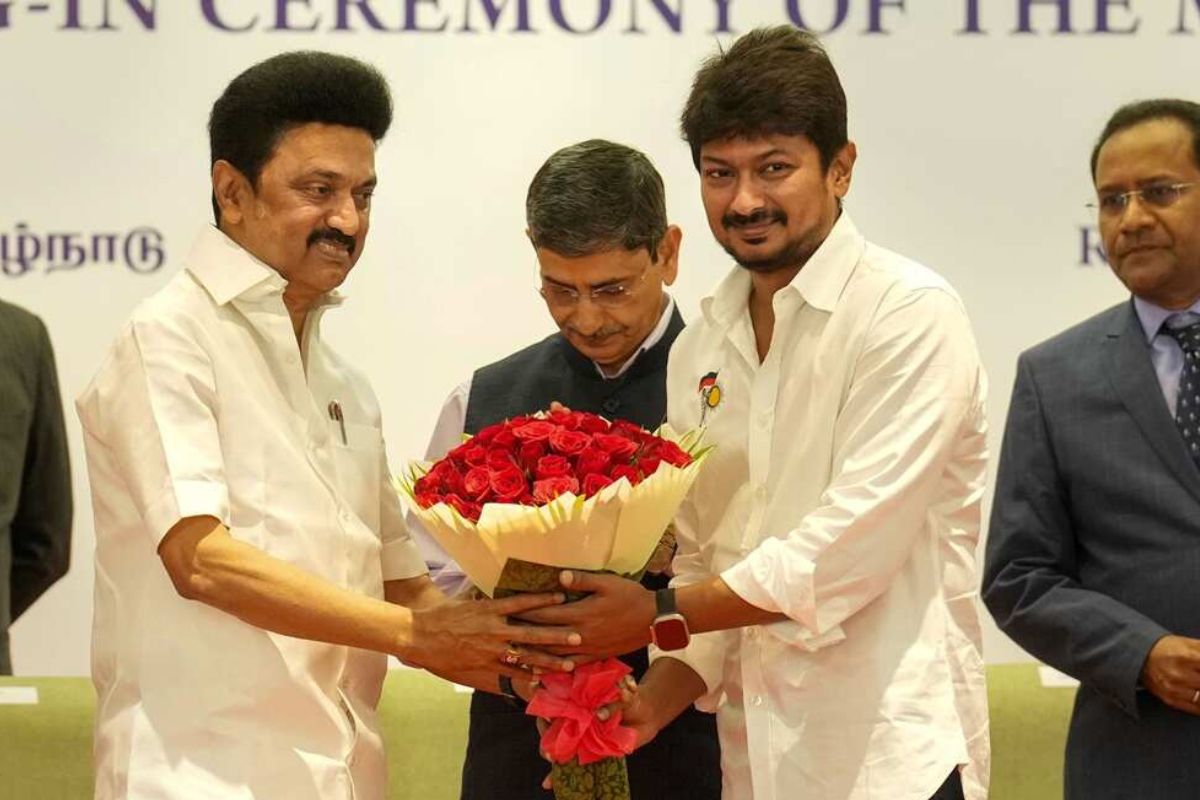 Udhayanidhi Stalin M K Stalin Dravida Munnetra Kazhagam V. Senthil Balaji Cabinet reshuffle Deputy Chief Minister of Tamil Nadu 