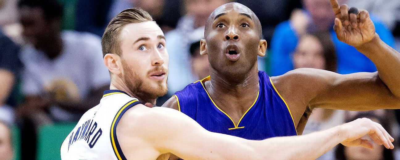 Gordon Hayward Metta Sandiford-Artest Los Angeles Lakers Utah Jazz Kobe Bryant NBA Boston Celtics 