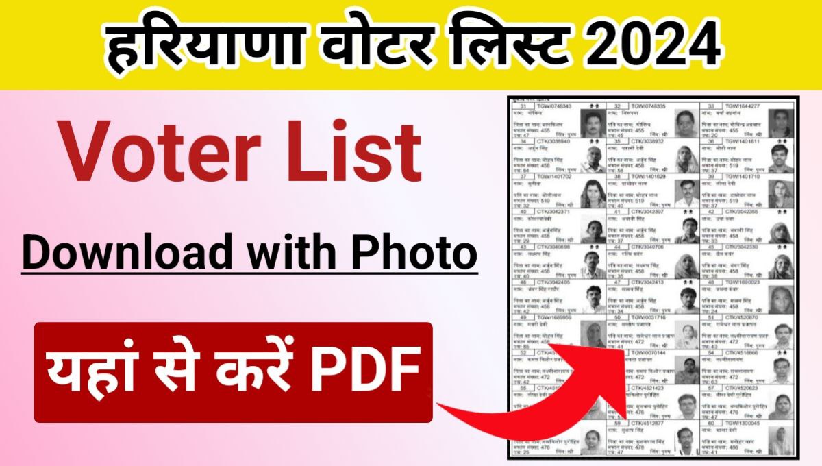 Voter ID Haryana Election Commission of India Document 