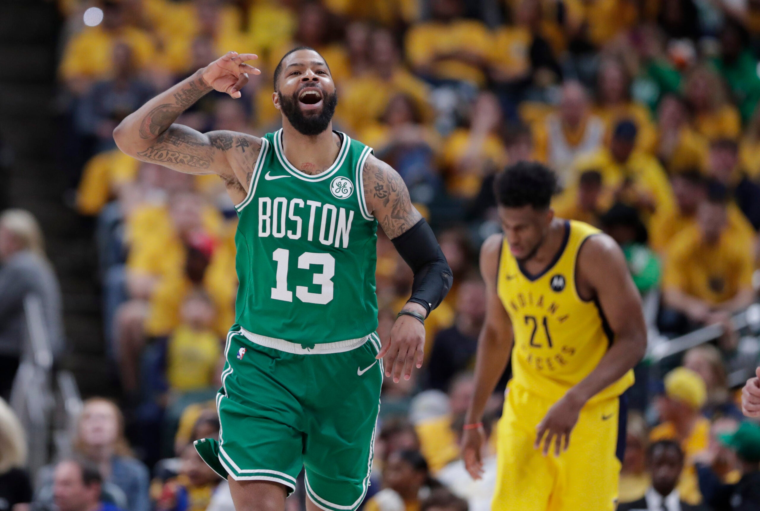 Boston Celtics Indiana Pacers NBA conference finals Eastern Conference Jaylen Brown Jayson Tatum 