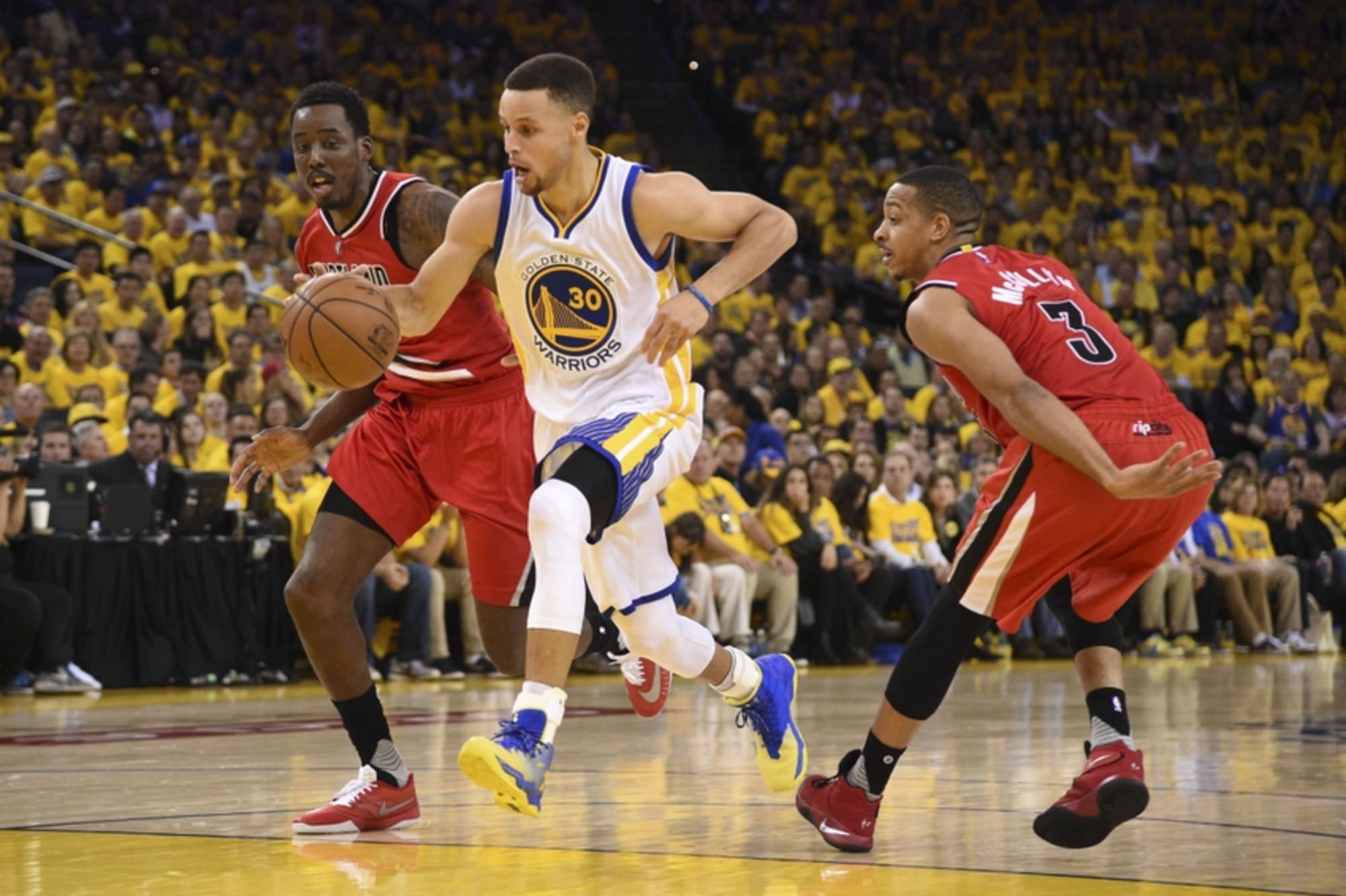 Golden State Warriors Draymond Green Portland Trail Blazers Klay Thompson NBA 