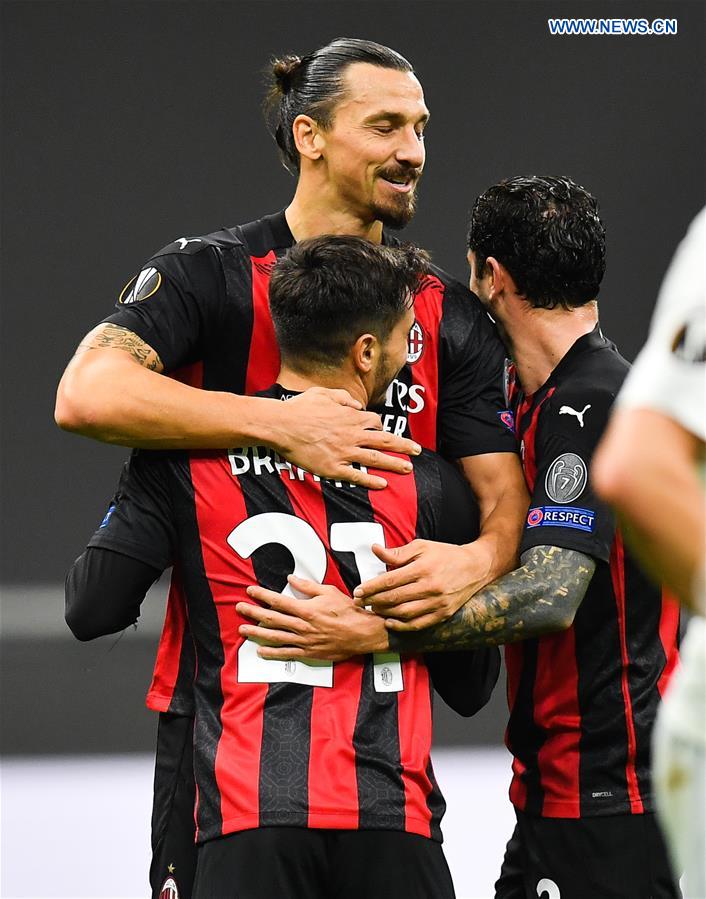 AC Milan SK Slavia Prague UEFA Europa League Stefano Pioli Serie A 