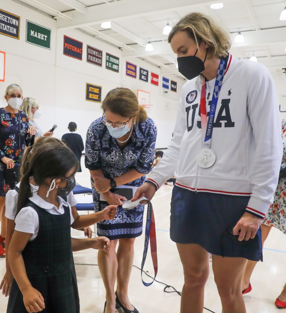 Katie Ledecky Faith school Swimming Stone Ridge School of the Sacred Heart Olympic champion Summer Olympic Games 