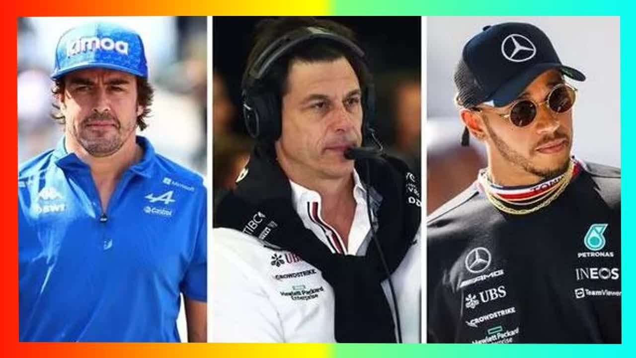 Fernando Alonso Toto Wolff Mercedes AMG Petronas F1 Team Formula 1 Lewis Hamilton McLaren 