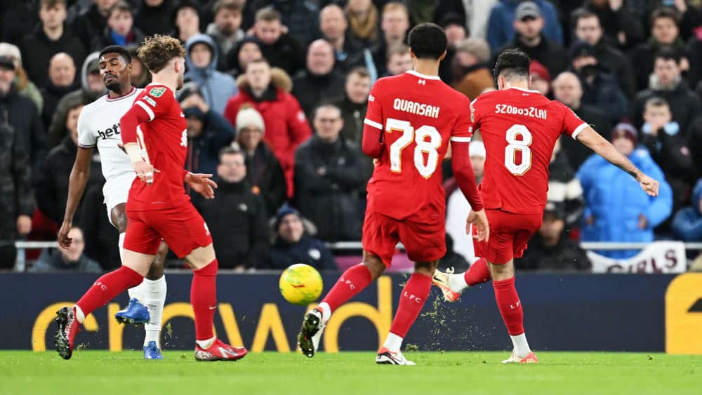 Liverpool F.C. West Ham United F.C. EFL Cup Anfield Arne Slot 