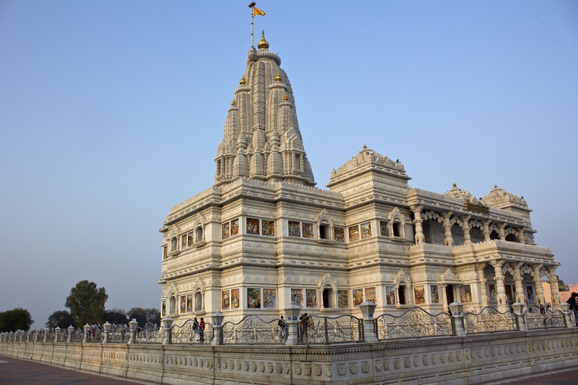 Hindu Temple Mathura Vrindavan Vrindavan Chandrodaya Mandir India Taj Mahal Krishna Bhakti Hinduism 