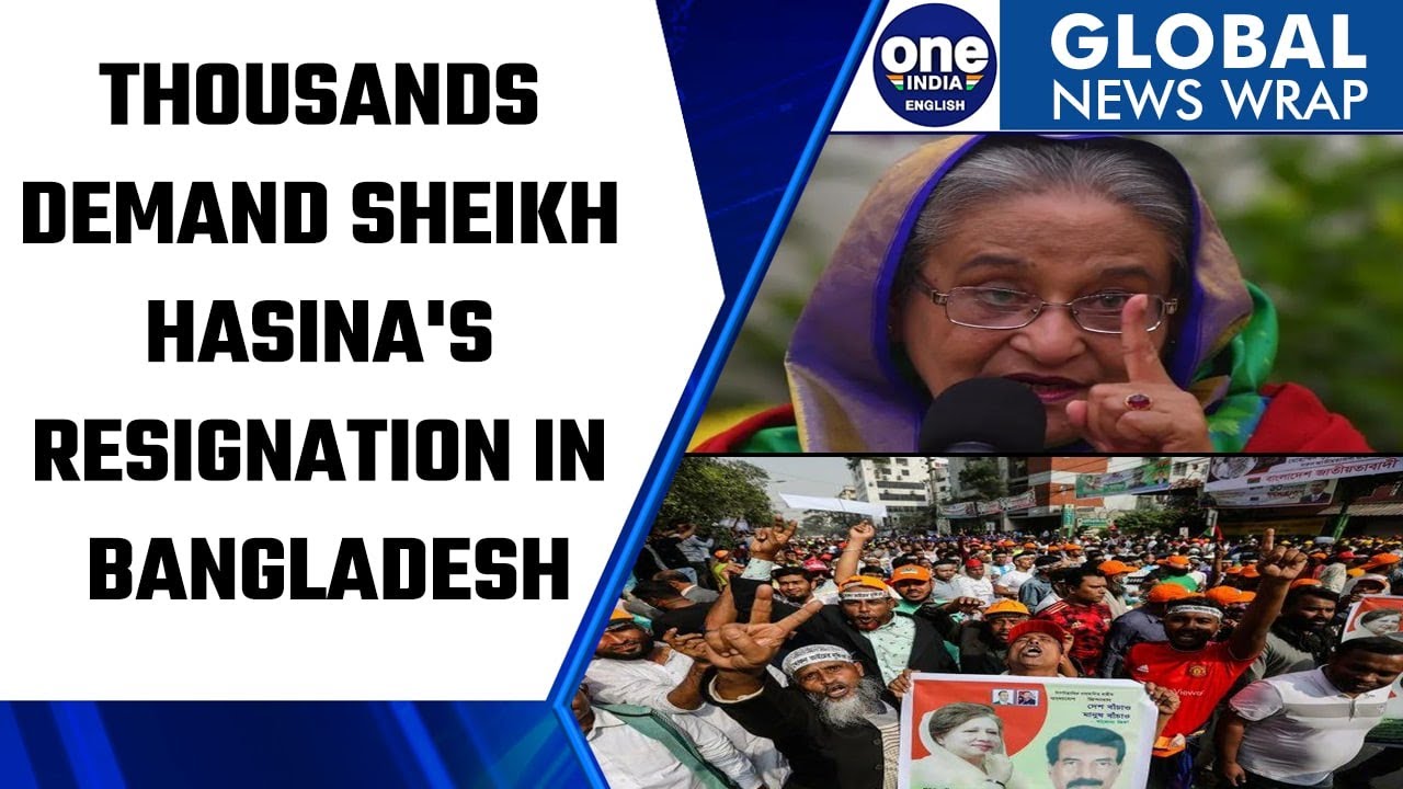 Bangladesh Sheikh Hasina Protest 